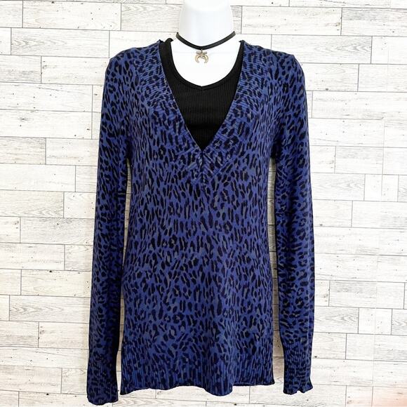 EXPRESS DESIGN STUDIO Leopard Print Pullover Sweater, M - Picture 10 of 10